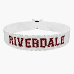 Riverdale weiß/rot Stoffarmband - Ansicht 1