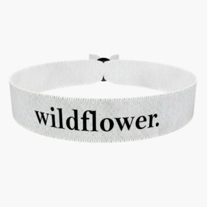 Wildflower weiß Stoffarmband - Ansicht 1