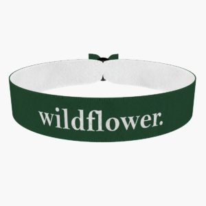 Wildflower grün Stoffarmband - Ansicht 1