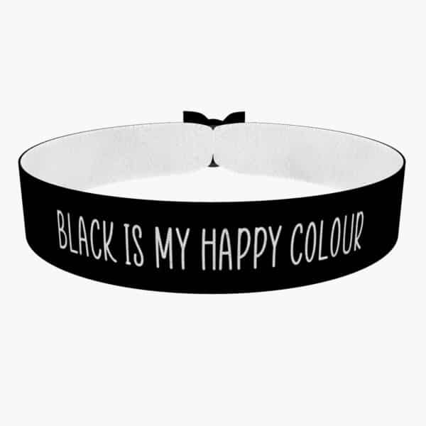 Black is my colour Stoffarmband - Ansicht 1