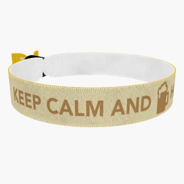 Keep calm and have a beer Stoffarmband - Ansicht 5