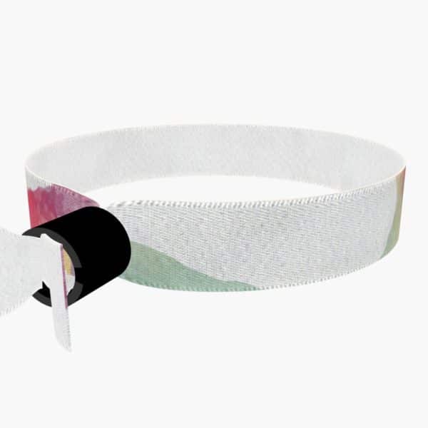 Ansicht von rechts hinten: Fancy Infinity Stoffarmband