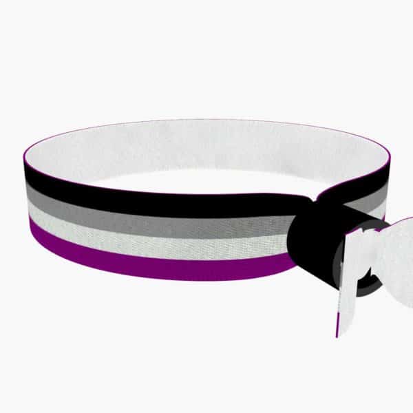 Asexual - Love is Love bunt Stoffarmband - Ansicht 3