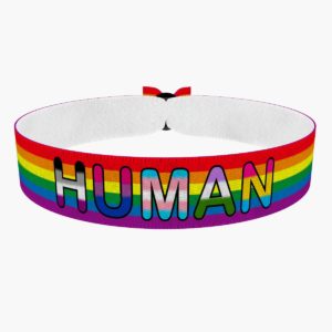 LGBTQ Human rainbow Stoffarmband - Ansicht 1