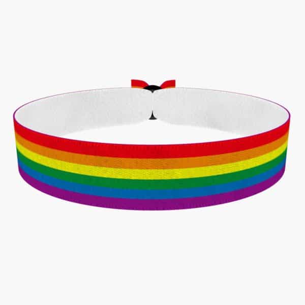 LGBTQ Rainbow Flagge Stoffarmband - Ansicht 1