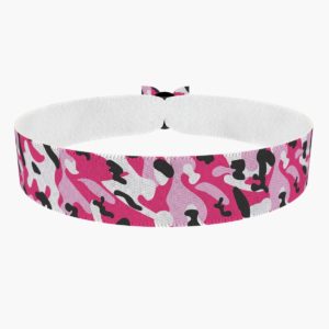 Camouflage rosa Stoffarmband - Ansicht 1