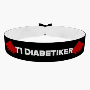 T1 Diabetiker Stoffarmband - Ansicht 1