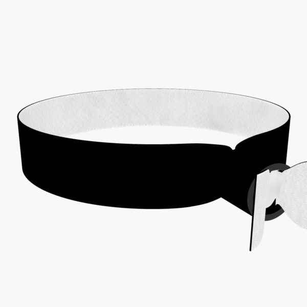 Ansicht von links hinten: Dein eigener Spruch Stoffarmband