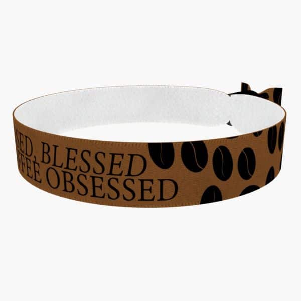 Stressed, Blessed & Coffee Obsessed Stoffarmband - Ansicht 3