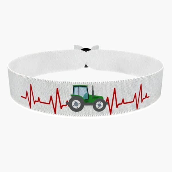 Traktor Heartbeat Stoffarmband - Ansicht 1