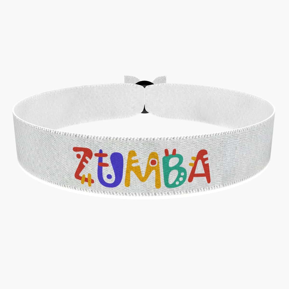 Produkt Zumba Stoffarmband weiß