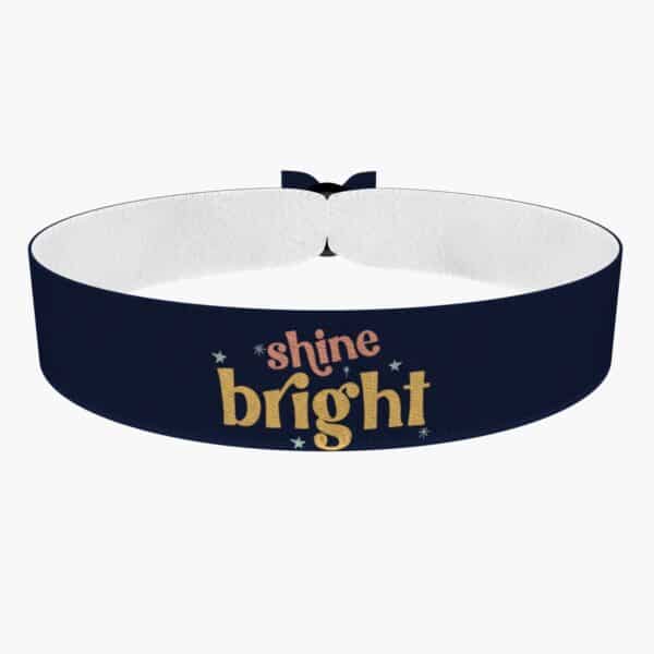 Ansicht von vorne: Shine Bright Stoffarmband