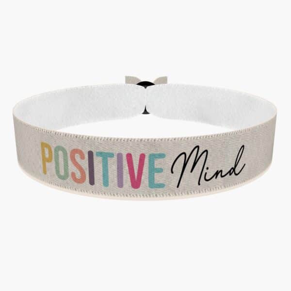 Ansicht von vorne: Positive Mind Stoffarmband