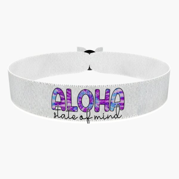 Ansicht von vorne: Aloha State of Mind Stoffarmband