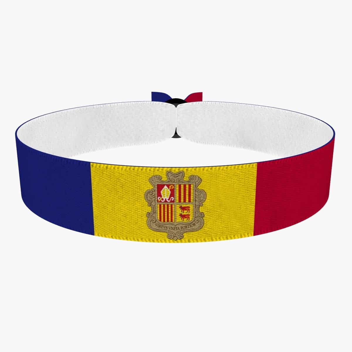 Produkt Andorra Flagge Stoffarmband