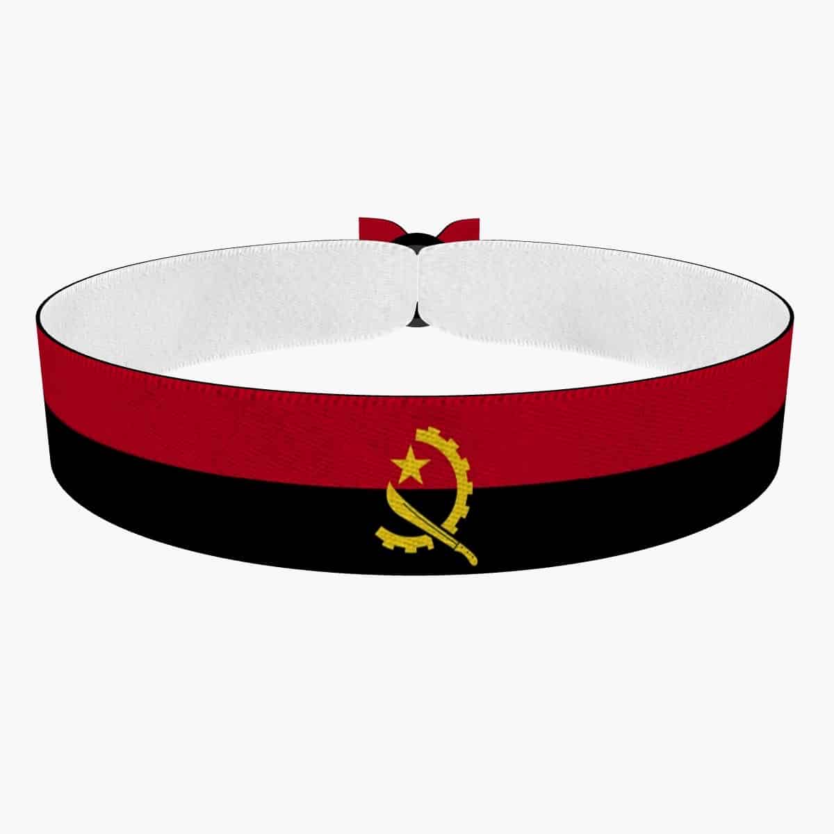 Produkt Angola Flagge Stoffarmband