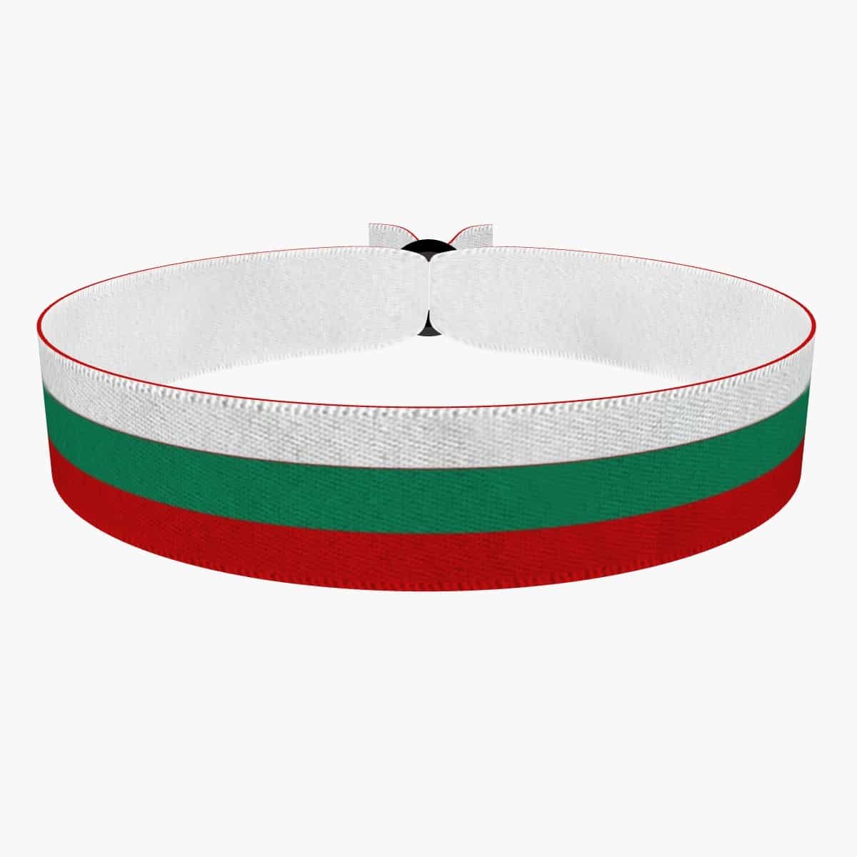 Produkt Bulgarien Flagge Stoffarmband