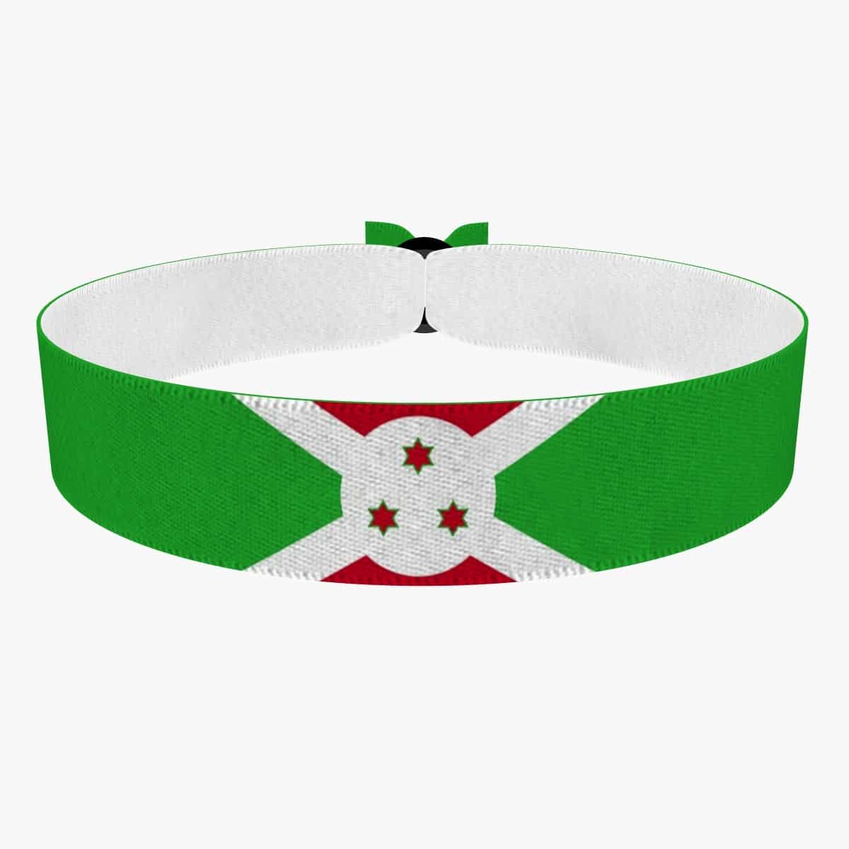Produkt Burundi Flagge Stoffarmband