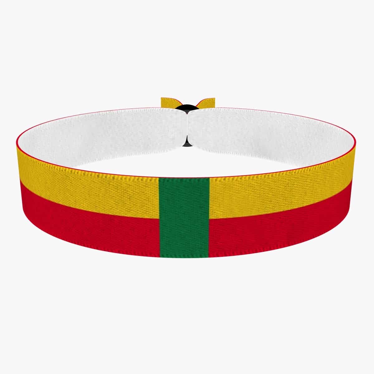 Produkt Benin Flagge Stoffarmband