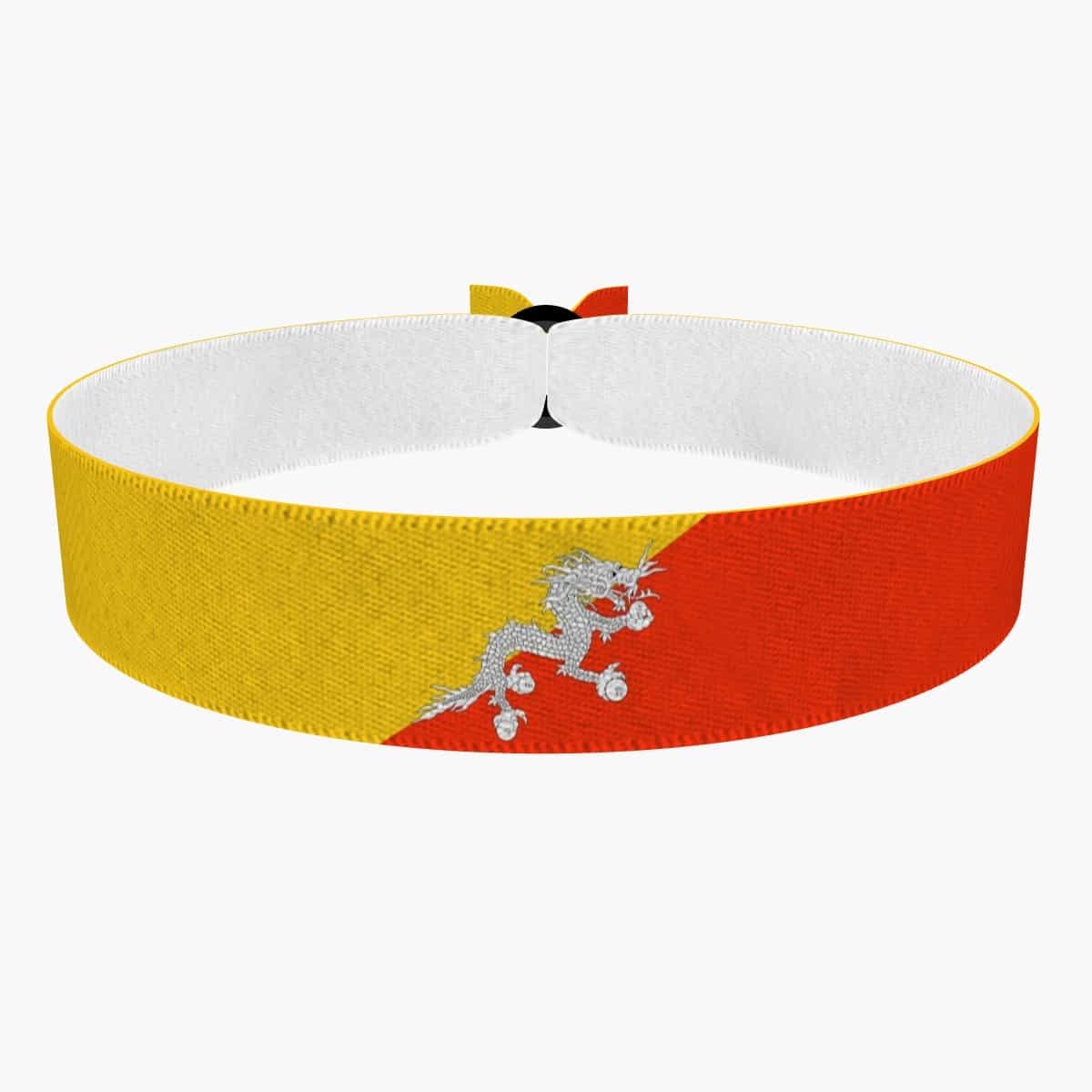 Produkt Bhutan Flagge Stoffarmband