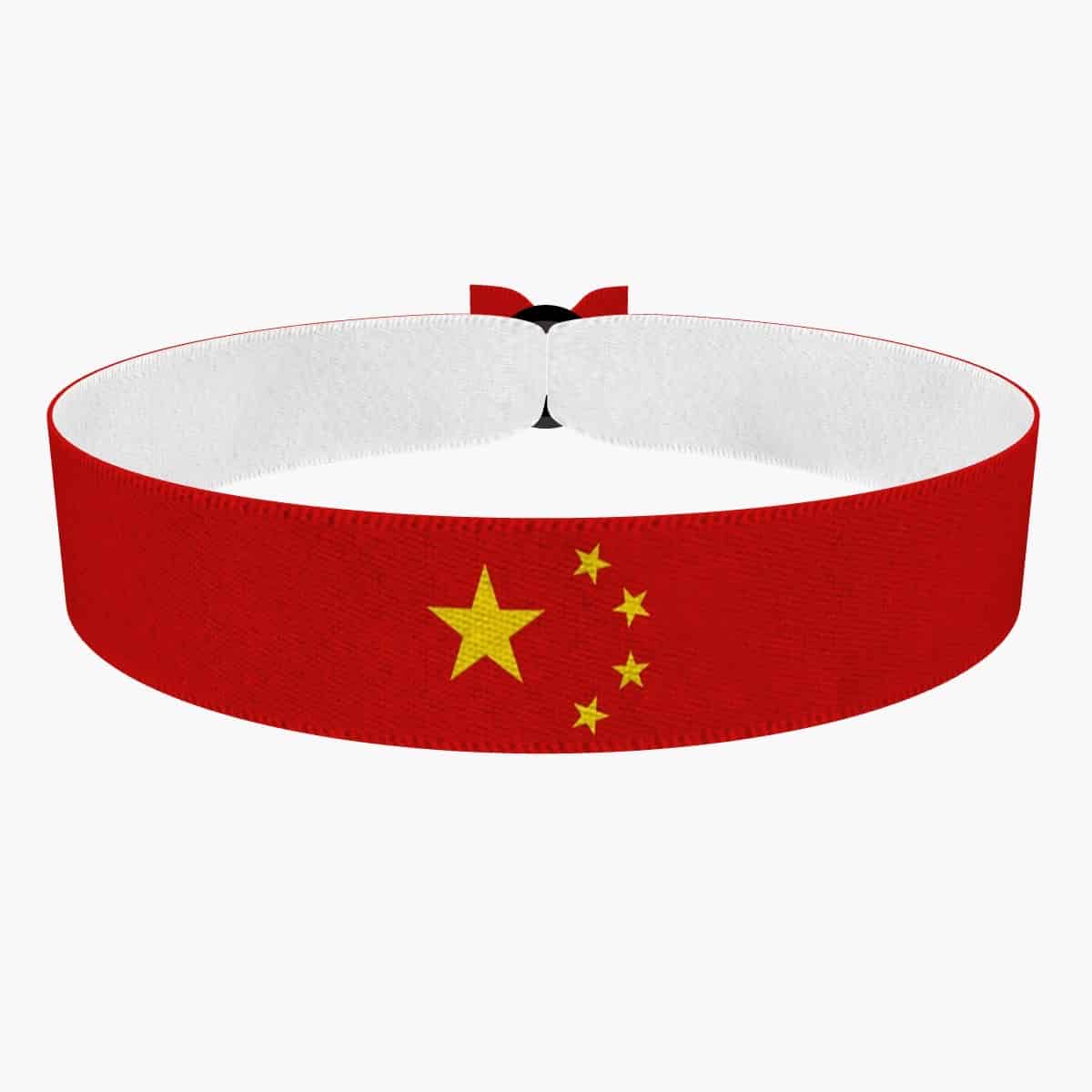 Produkt China Flagge Stoffarmband