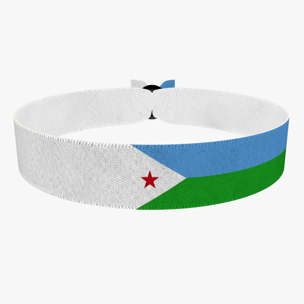 Produkt Dschibuti Flagge Stoffarmband