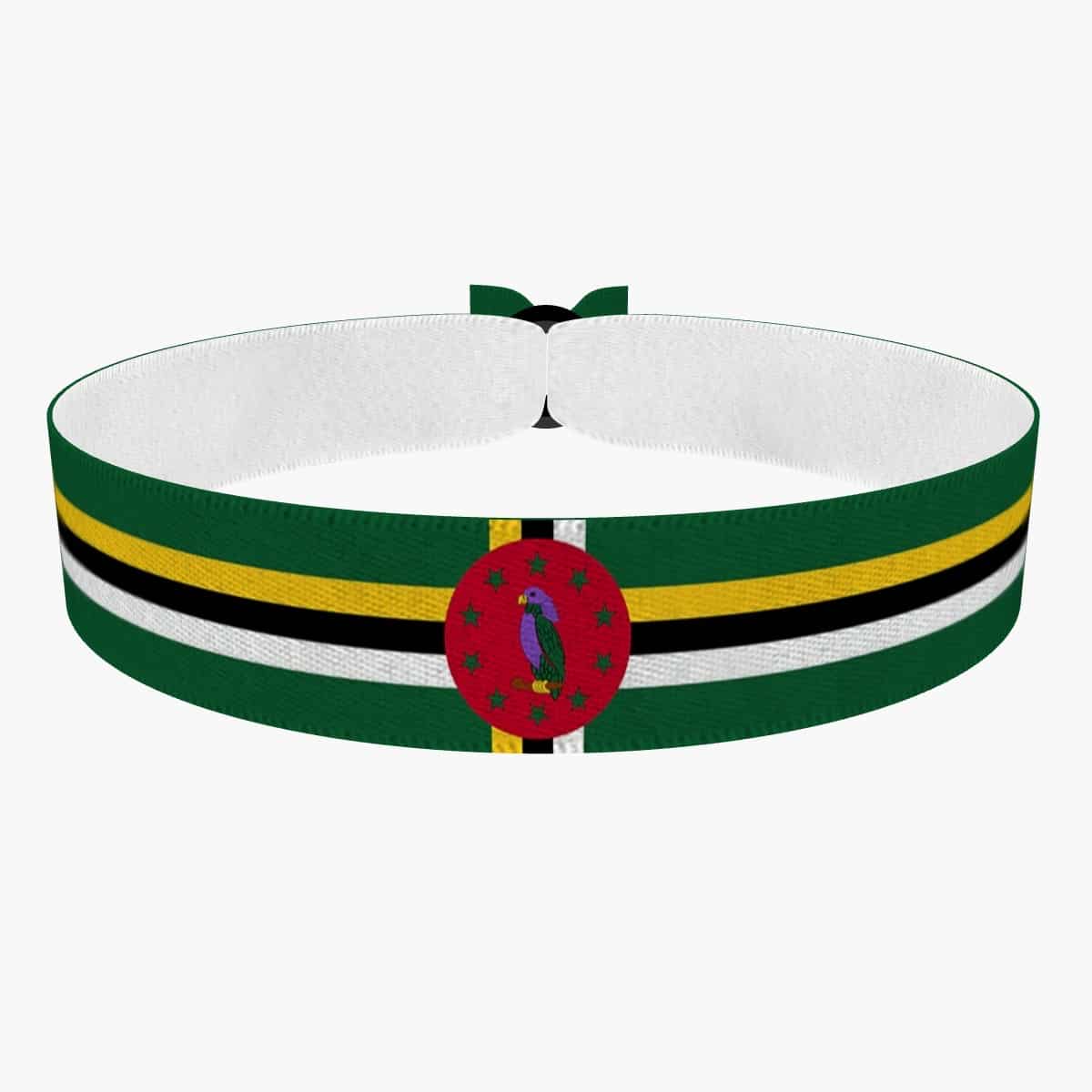Produkt Dominica Flagge Stoffarmband