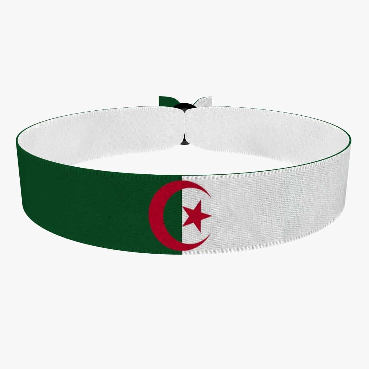Produkt Algerien Flagge Stoffarmband