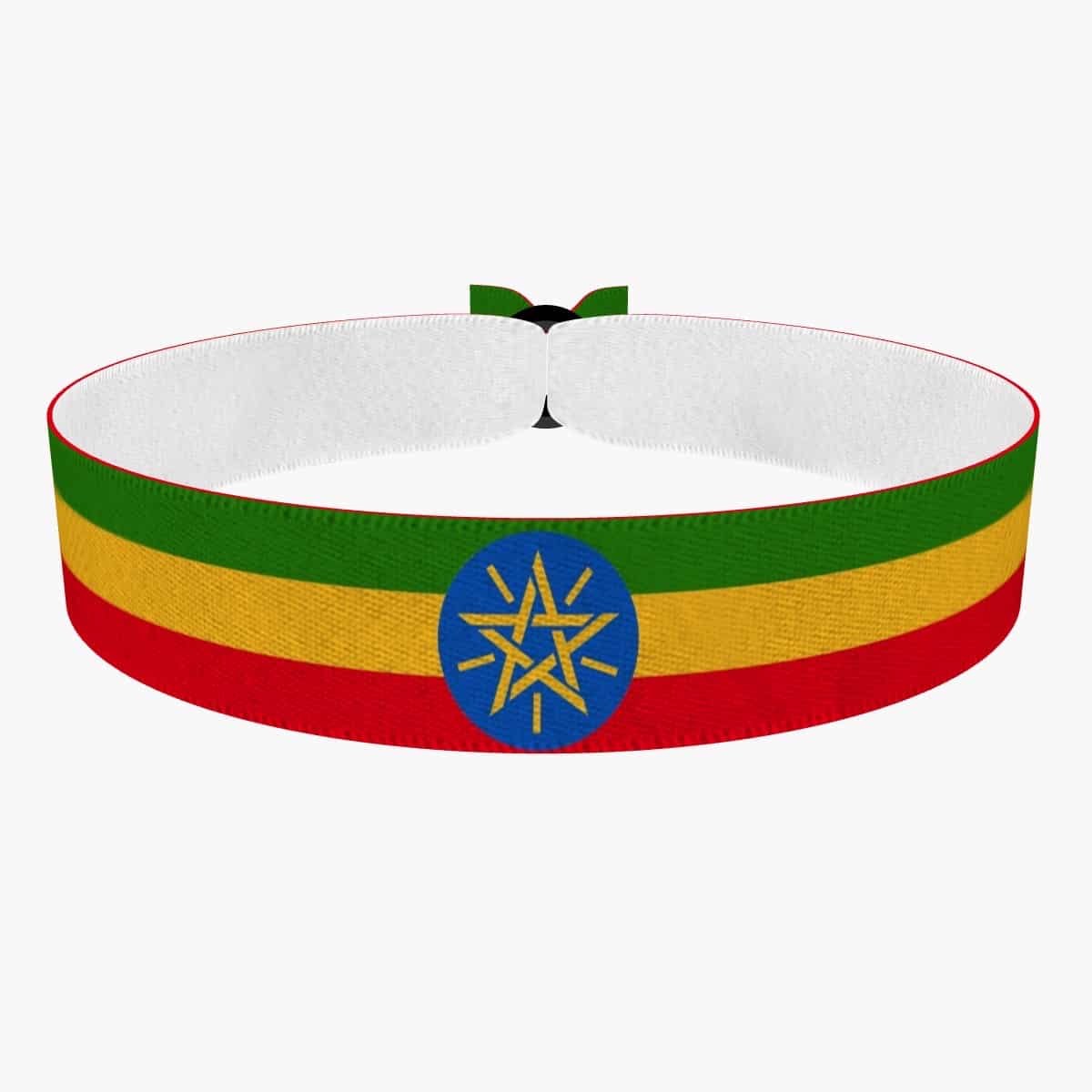Produkt Äthiopien Flagge Stoffarmband