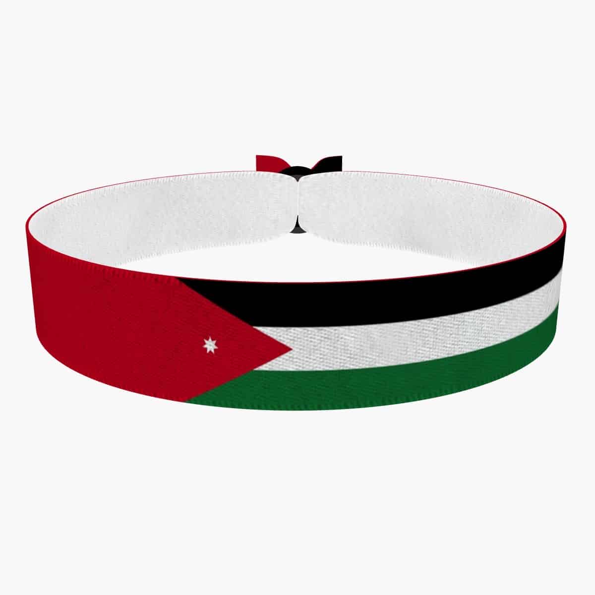 Produkt Jordanien Flagge Stoffarmband