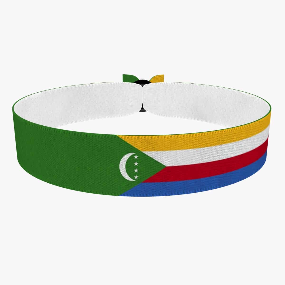 Produkt Komoren Flagge Stoffarmband