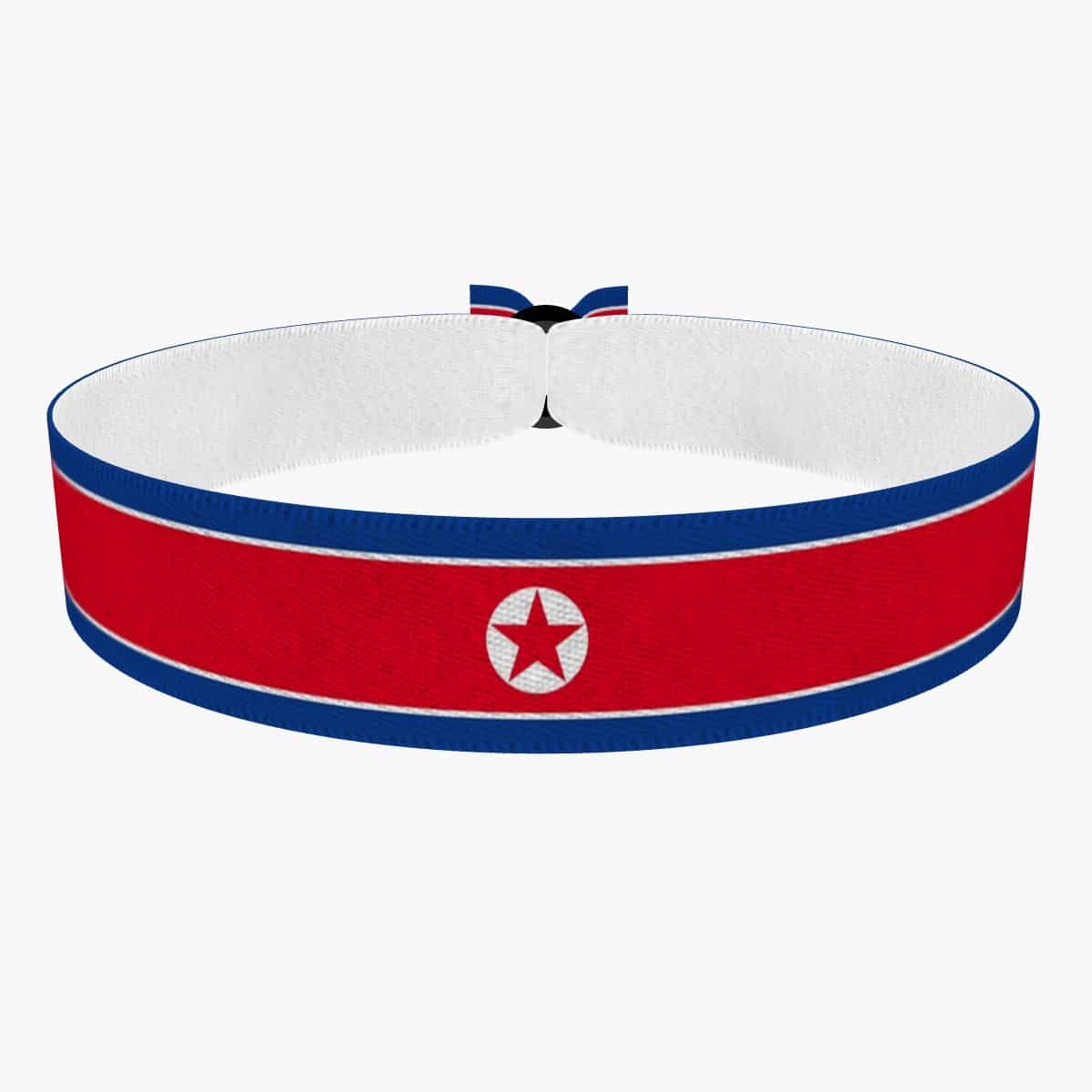 Produkt Nordkorea Flagge Stoffarmband