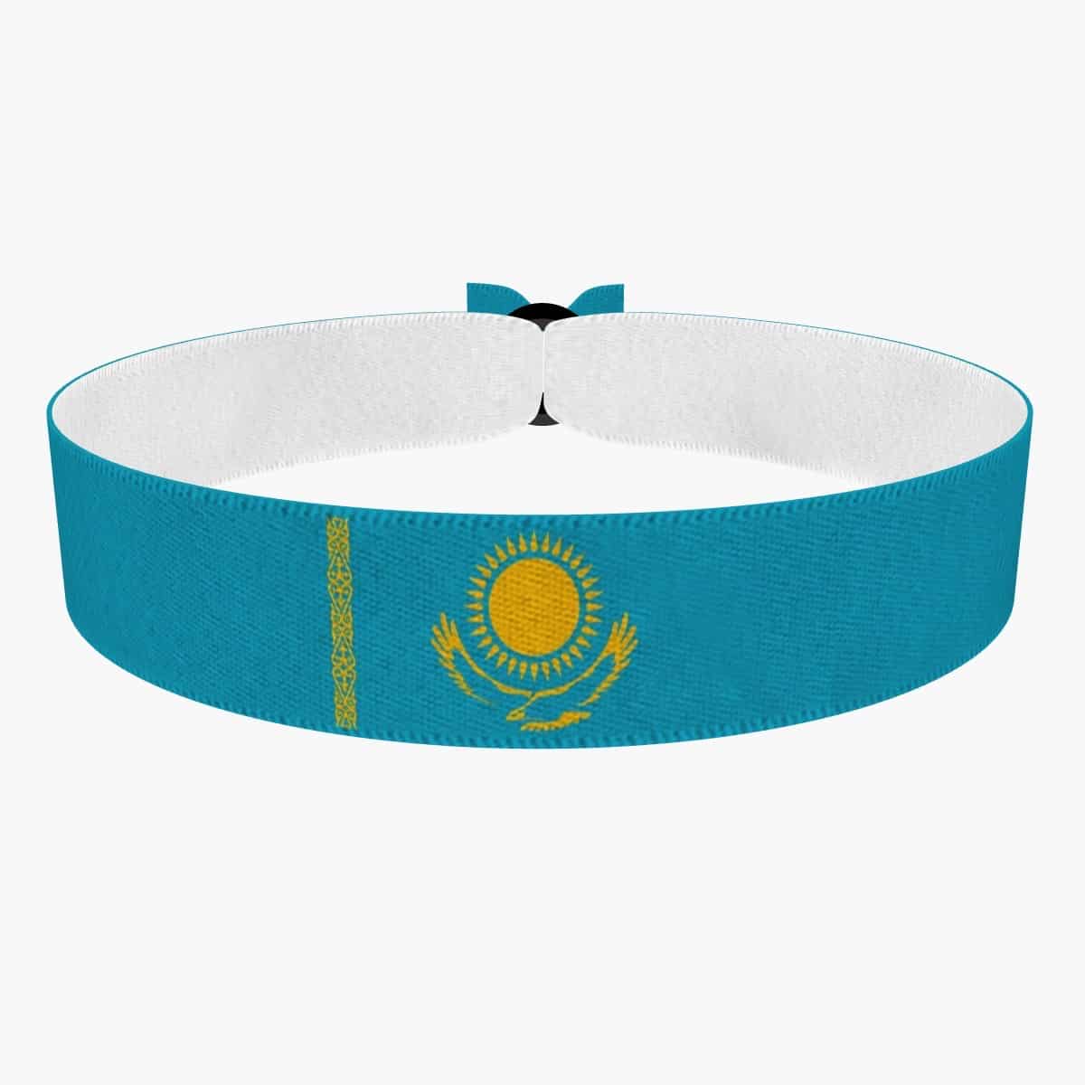 Produkt Kasachstan Flagge Stoffarmband
