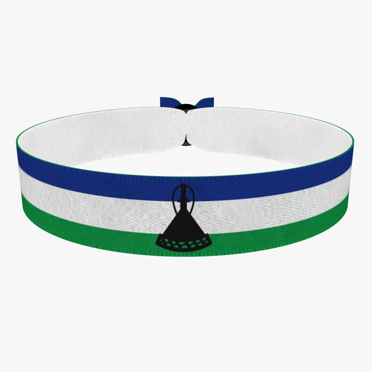 Produkt Lesotho Flagge Stoffarmband
