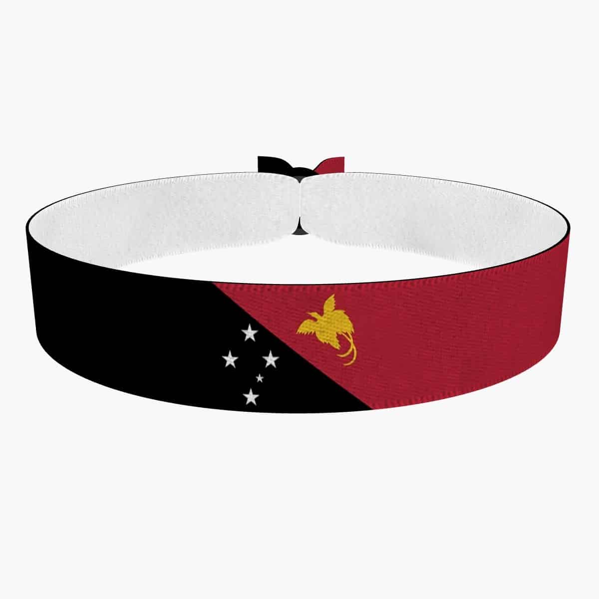 Produkt Papua-Neuguinea Flagge Stoffarmband