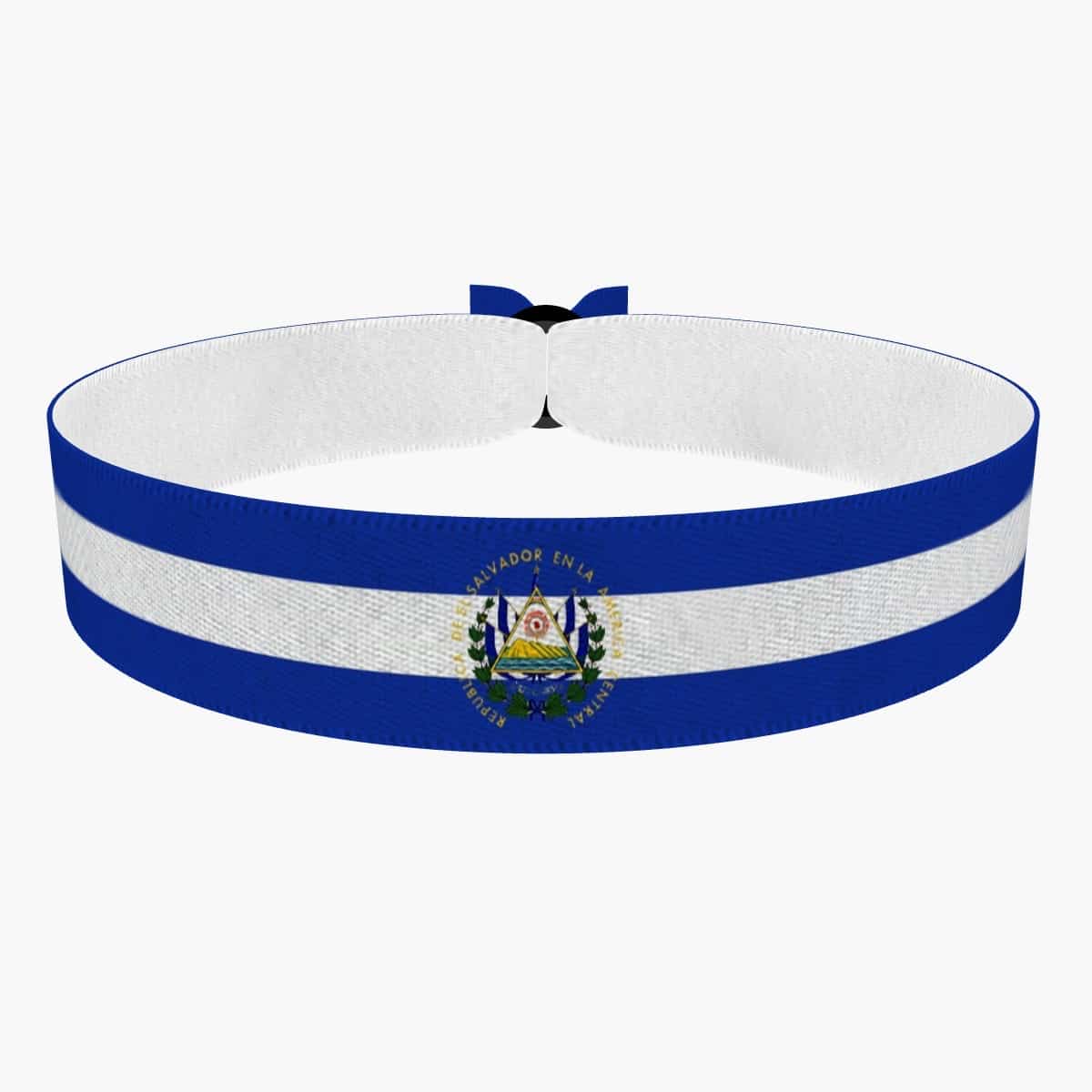 Produkt El Salvador Flagge Stoffarmband